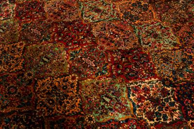 Handmade North American Wool Knotted Rug