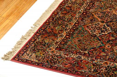 Handmade North American Wool Knotted Rug