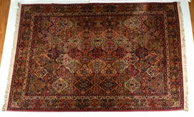 Handmade North American Wool Knotted Rug