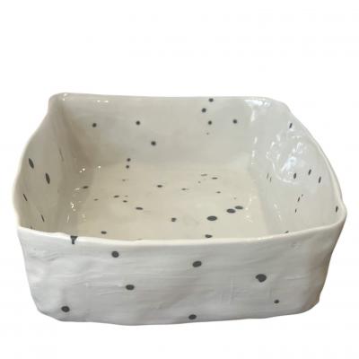 Handmade Rectangular Porcelain Dish