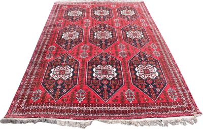 Handmade Vintage Larg Persian Shiraz Rug 1980s