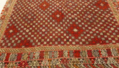Handmade Vintage Rag Rug