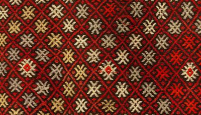 Handmade Vintage Rag Rug