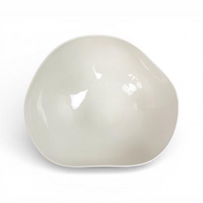 Handmade White Porcelain Compote