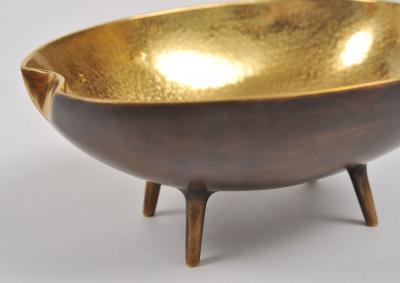 Handmade brass vide poche