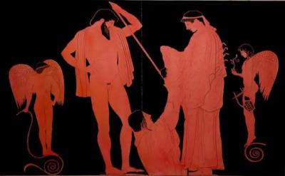 Handsome Pair of French Stone Lithographs of Classical Figures