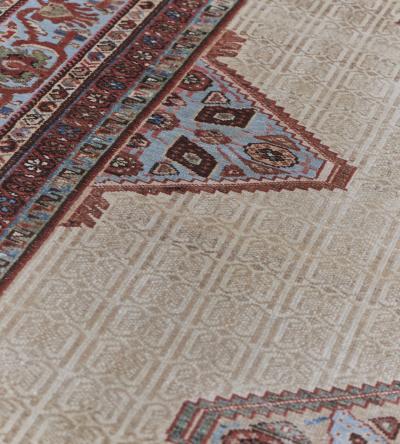 Handwoven Antique Circa 1890 Persian Serab Rug