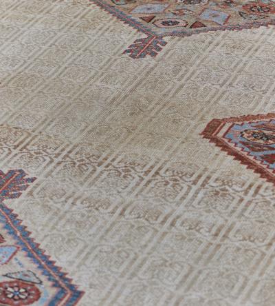 Handwoven Antique Circa 1890 Persian Serab Rug