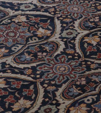 Handwoven Antique Persian Wool Tabriz Rug