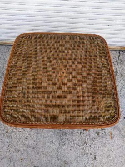 Handwoven Bamboo and Rattan Dining set