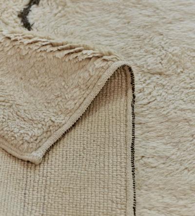 Handwoven Deep Pile Moroccan Style Rug