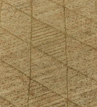Handwoven Diamond Patterned Hemp Rug