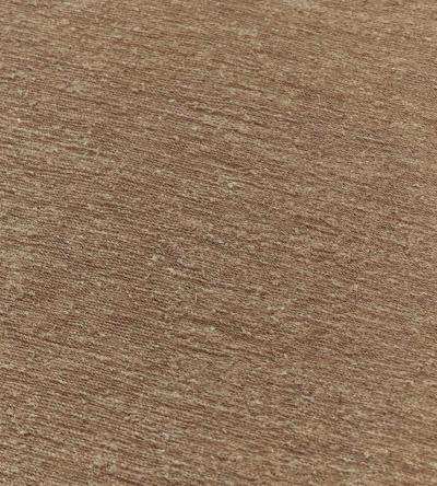 Handwoven Flatweave Hemp Rug with Contrasting Border