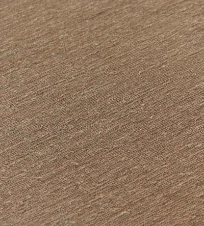 Handwoven Flatweave Hemp Rug with Contrasting Border