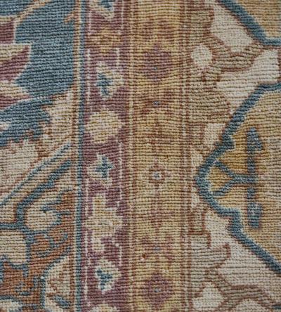 Handwoven Late 19th Century Amritsar Wool Rug