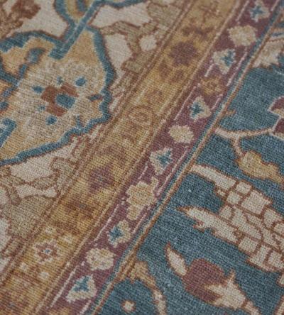 Handwoven Late 19th Century Amritsar Wool Rug