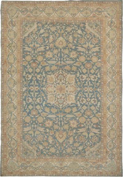 Handwoven Late 19th Century Amritsar Wool Rug