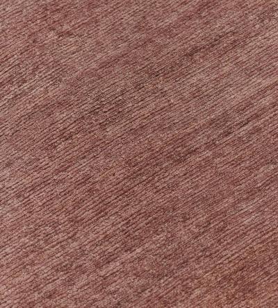 Handwoven Mauve Abrash Hemp Rug