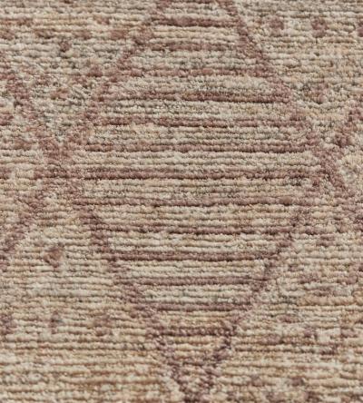 Handwoven Modern Diamond Patterned Rug