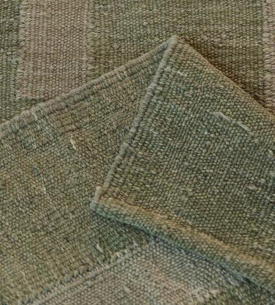 Handwoven Modern Wool Flatweave Rug
