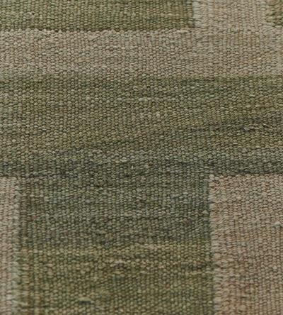 Handwoven Modern Wool Flatweave Rug