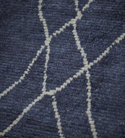 Handwoven Moroccan Inspired Wool Rug