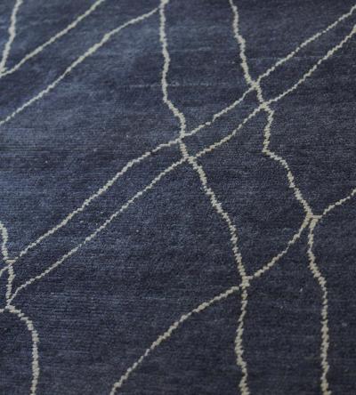 Handwoven Moroccan Inspired Wool Rug