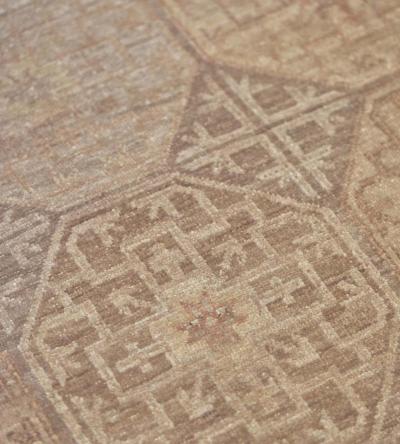 Handwoven Revival Wool Khotan Style Rug