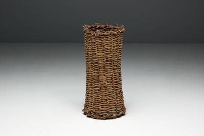 Handwoven Rural Baskets France 19th Century