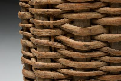 Handwoven Rural Baskets France 19th Century