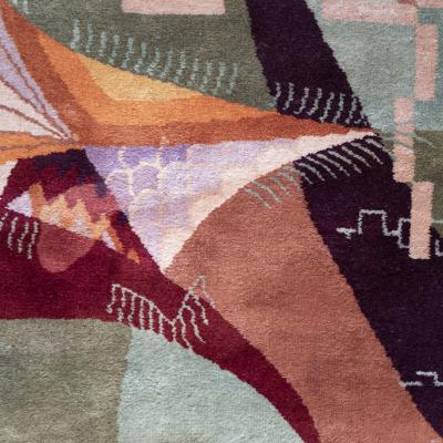 Handwoven Wool Chinese Deco Rug