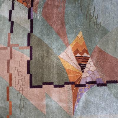 Handwoven Wool Chinese Deco Rug