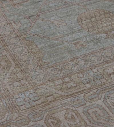 Handwoven Wool Revival Khotan Rug