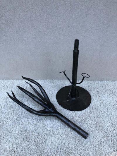 Handwrought Cactus Coat Hall Tree Umbrella Stand Entrance Sculpture