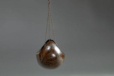 Hanging Bronze Flower Arranger