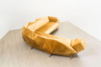 Hannes Grebin Cozy L Shape Sofa DE