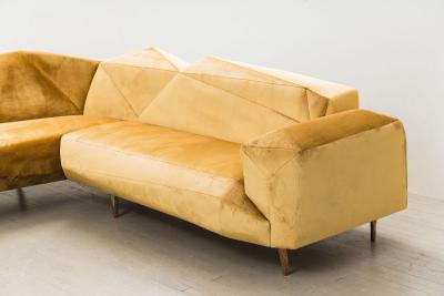 Hannes Grebin Cozy L Shape Sofa DE