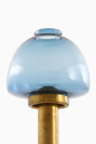 Hans Agne Jakobsson Candlestick In Soft Light Blue Hue by Hans agne Jakobsson 1950s
