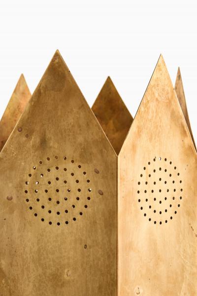 Hans Agne Jakobsson Candlestick in Brass by Hans Agne Jakobsson 1960s