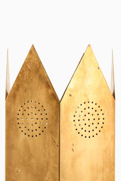 Hans Agne Jakobsson Candlestick in Brass by Hans Agne Jakobsson 1960s