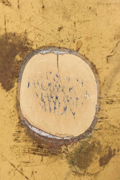 Hans Agne Jakobsson Candlestick in Brass by Hans Agne Jakobsson 1960s