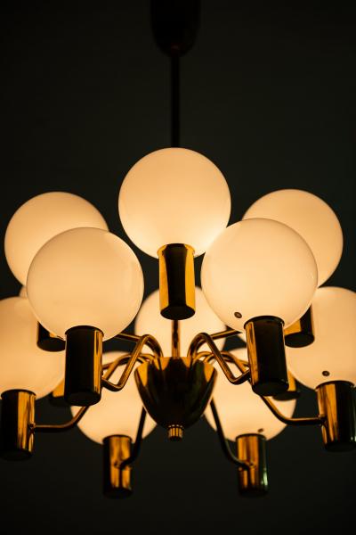 Hans Agne Jakobsson Ceiling Lamp Model T372 12 Patricia Produced by Hans Agne Jakobsson AB