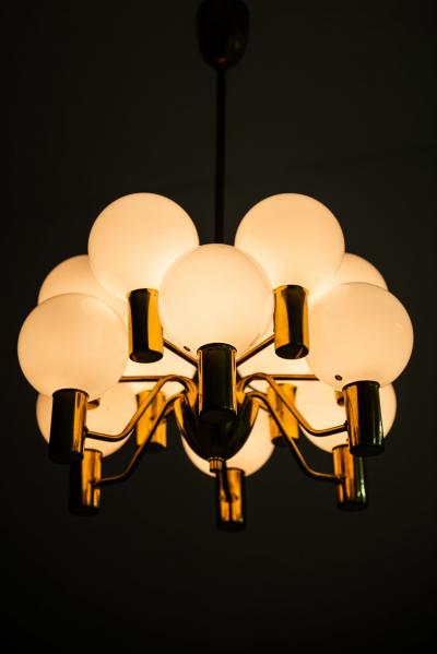 Hans Agne Jakobsson Ceiling Lamp Model T372 12 Patricia Produced by Hans Agne Jakobsson AB