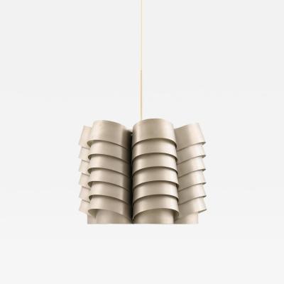 Hans Agne Jakobsson Ceiling Lamp in Aluminum by Hans Agne Jakobsson 1970s
