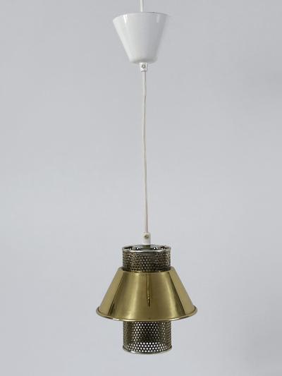 Hans Agne Jakobsson Elegant Pendant Lamp T766 by Hans Agne Jakobsson for AB Markaryd Sweden 1960s