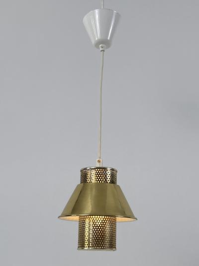 Hans Agne Jakobsson Elegant Pendant Lamp T766 by Hans Agne Jakobsson for AB Markaryd Sweden 1960s