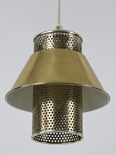 Hans Agne Jakobsson Elegant Pendant Lamp T766 by Hans Agne Jakobsson for AB Markaryd Sweden 1960s