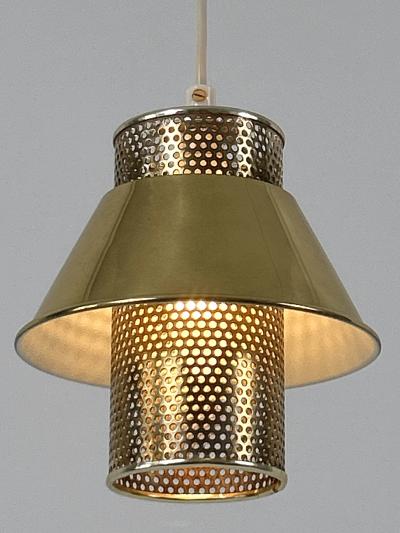 Hans Agne Jakobsson Elegant Pendant Lamp T766 by Hans Agne Jakobsson for AB Markaryd Sweden 1960s