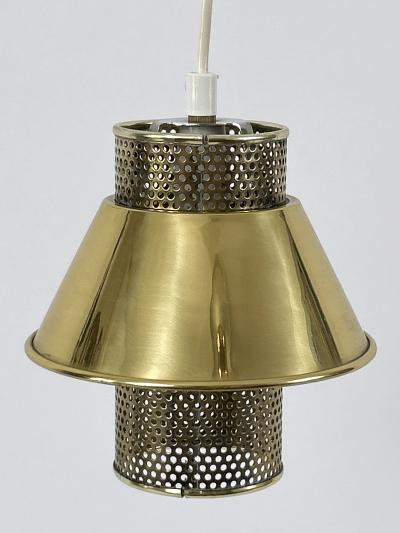 Hans Agne Jakobsson Elegant Pendant Lamp T766 by Hans Agne Jakobsson for AB Markaryd Sweden 1960s