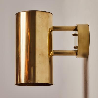 Hans Agne Jakobsson Hans Agne Jakobsson C 627 110 Rulle Raw Brass Outdoor Sconce